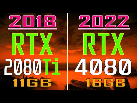 RTX 2080Ti (2018) vs RTX 4080 (2022) // PC GAMES BENCHMARK TEST //