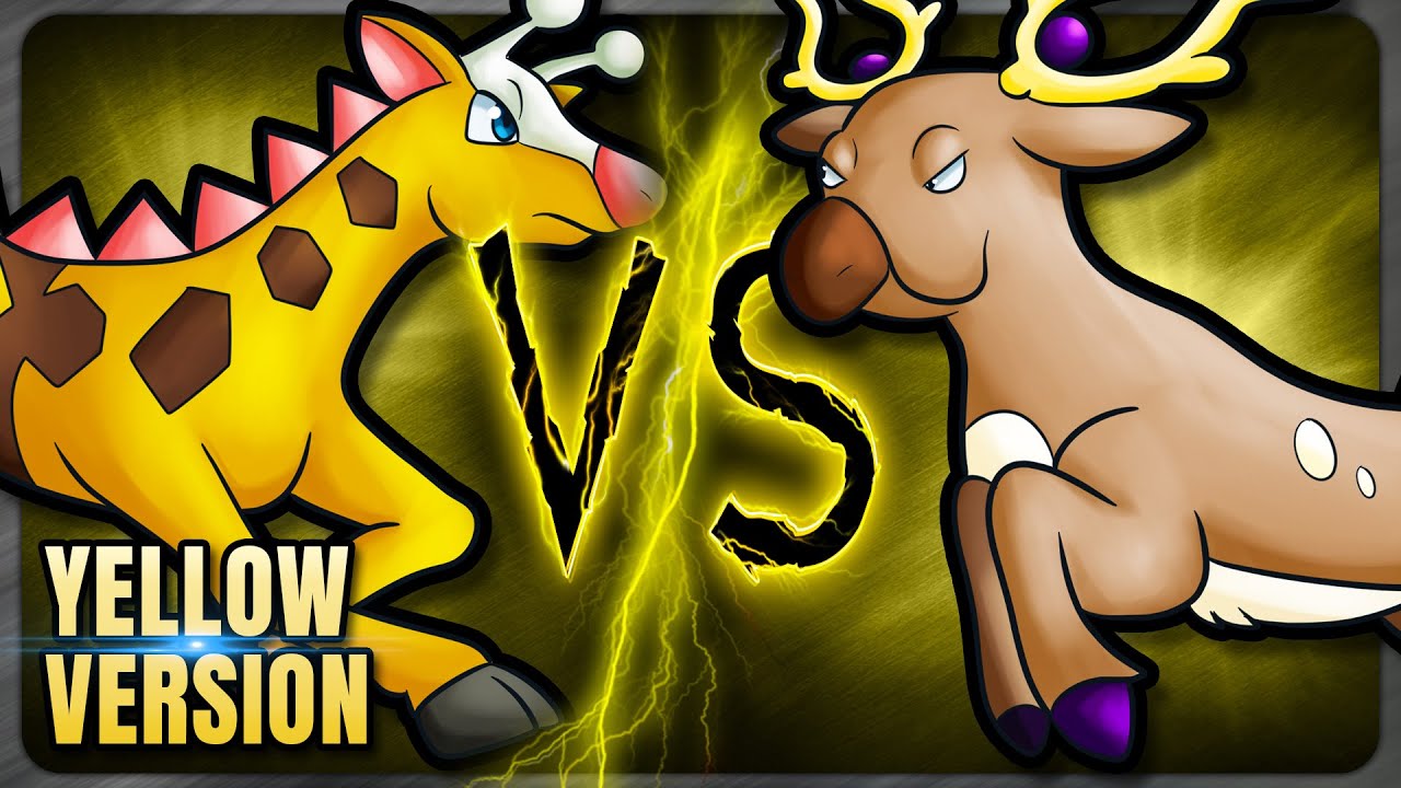 What if Girafarig & Stantler were in Yellow?