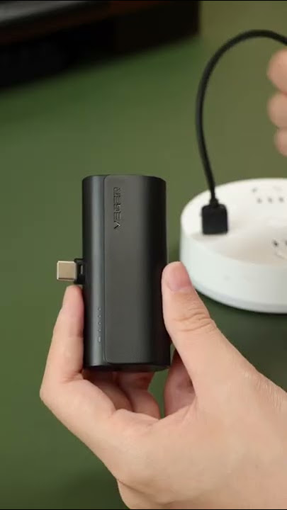 PlugOn L Built-in Connector Mini Fast Charging Power Bank -  Vegerpowerofficial