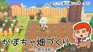 [Animation Diary #13] Pumpkin patch making and new villager introduction [Animal Crossing: New Ho...