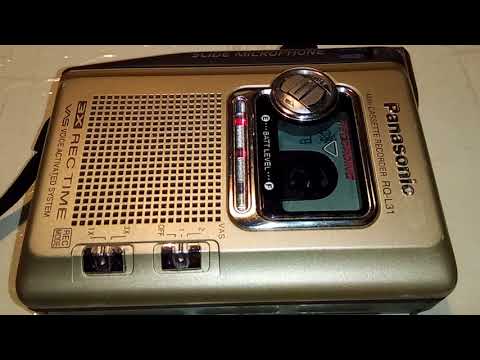 Panasonic卡帶隨身聽的功能測試（有三倍高速錄音鍵，少見）