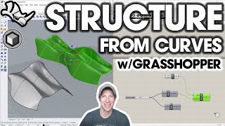 Creating a Structure FROM CURVES in Grasshopper! Wealth