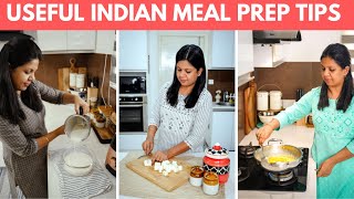 Very Useful Kitchen Tips | 5 Food Items I make at Home | Indian Meal Prep