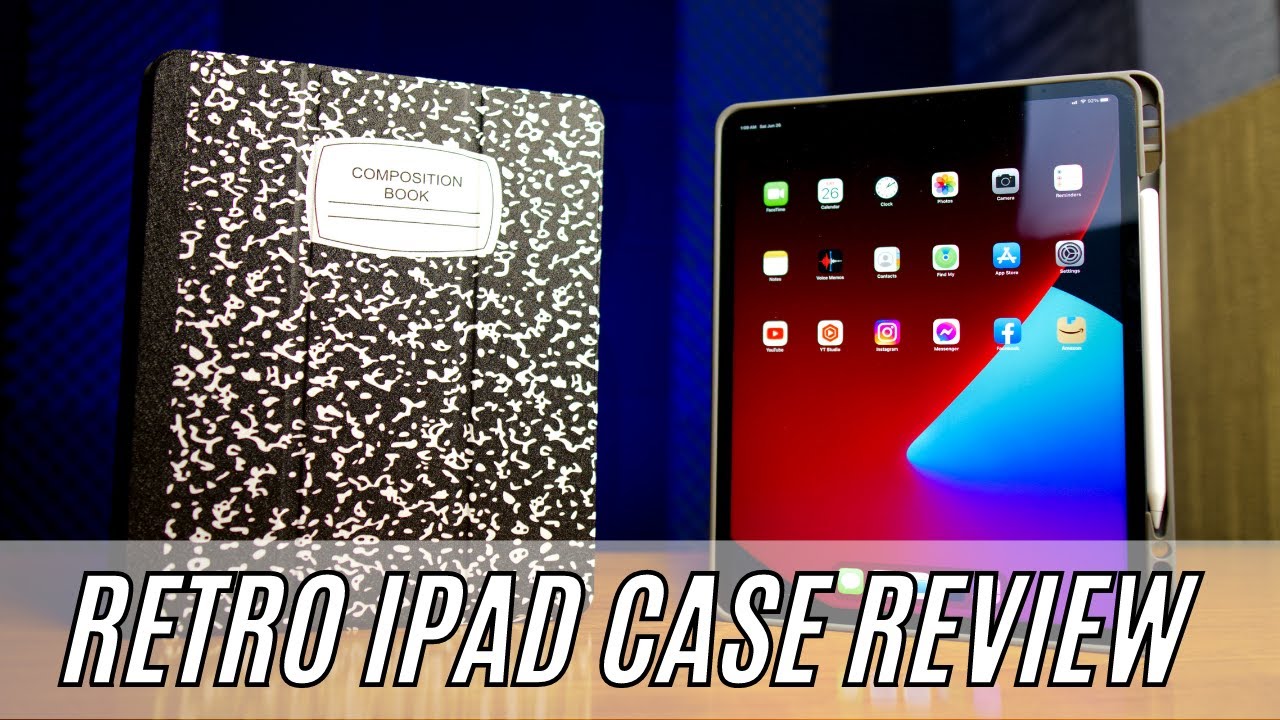 2021 iPad Pro 12.9 Soke Retro Composition Book iPad Case Review