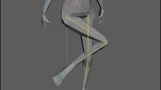 How to fix an IK Knee that's bending the wrong way (Autodesk Maya)