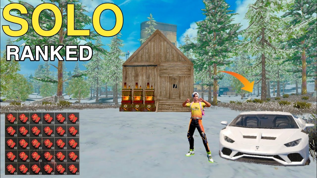 SOLO LUCK JOURNEY RANK BIG RAID PART 1/LAST DAY RULES OF SURVIVAL