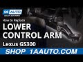 How to Replace Lower Control Arm 97-05 Lexus GS300