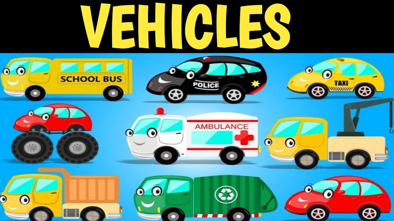 Street Vehicles | Cars And Trucks | Vehicles |Learning Video for Children| ‎KIDSZONE1502