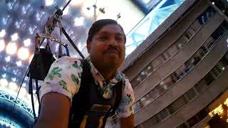 Fremont Street Superman Fly Through