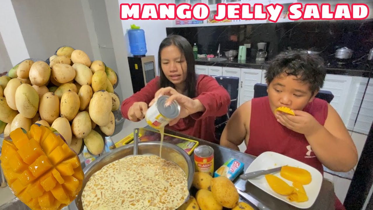 GUMAWA KAMI NG MANGO JELLY SALAD | NAKAUWI NA ULIT KAMI NG INFANTA