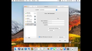 How can set up IKEv2 on MAC