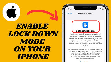 Enable LockDown Mode On Your iPhone | New Update