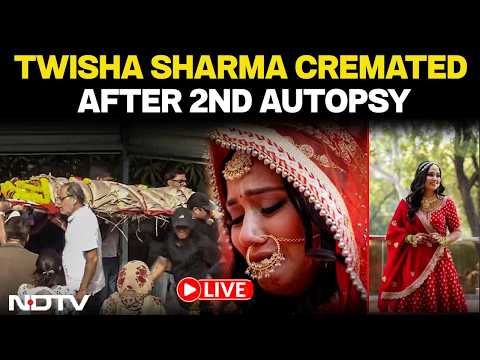 Twisha Sharma News | Twisha Sharma Cremation LIVE | Twisha Sharma Death | Twisha Sharma Last Rites