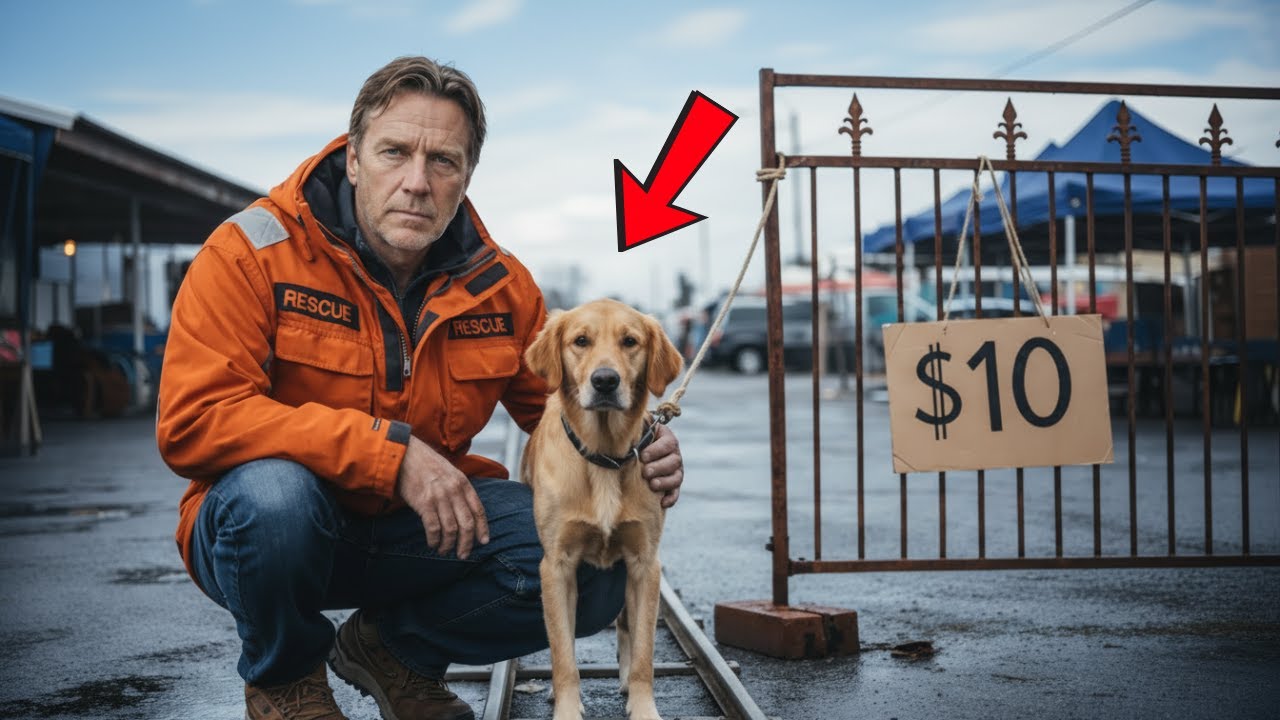 Полиция спасла умирающего золотистого ретривера за 10 долларов | История о служебных собаках, кот...