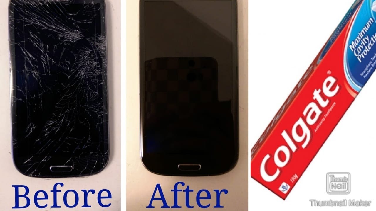 How to clean your mobile screen with Colgate, how to clean mobile screen in home.