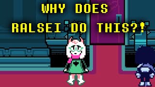 Why Does Ralsei's Sprite 'Glitch' here?