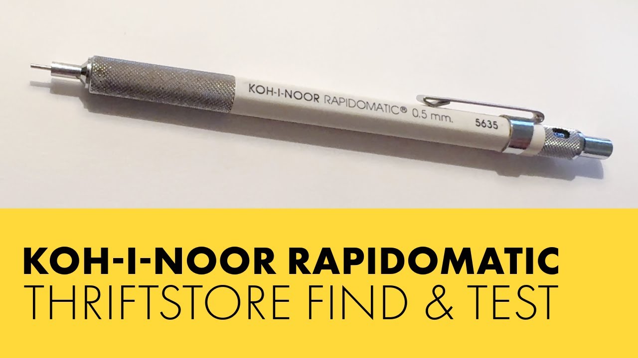 Vintage Koh-I-Noor Rapidomatic | Mechanical Pencil Vlog