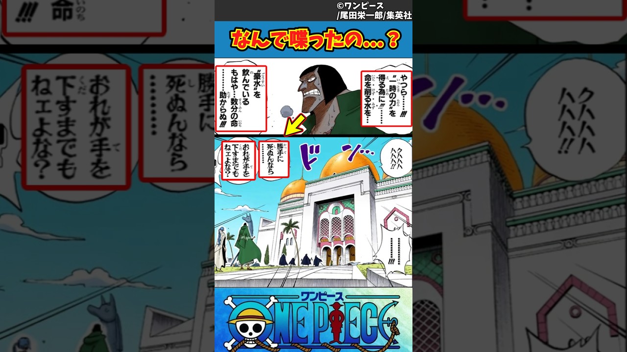 【ワンピース】なんで喋ったの...? #ワンピース #反応集