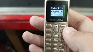 make Kechaoda a27 button voice turn off setting/make Mobile setting screenshot 4