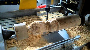 6090 cnc router with rotary device