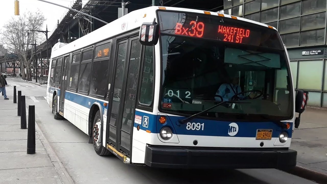 [Rare!] MTA: 2015 NovaBus LFS Low Floor [8091] Bx39 bus - YouTube