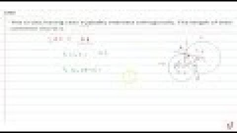 IIT JEE CONIC SECTIONS The circles having radii `r_1a n dr_2`  intersect orthogonally. The length...