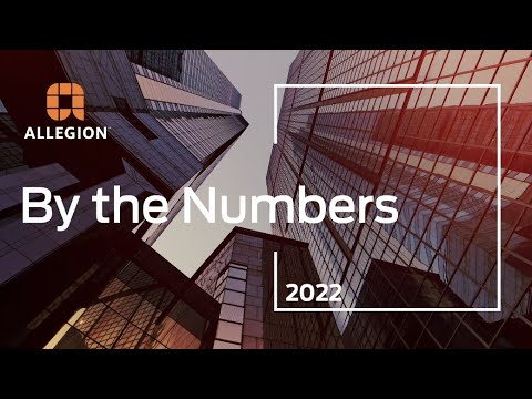 Allegion By The Numbers (April 2022)