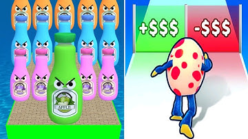 Juice Run🆚 Monster Egg🆚Monster Egg VS Juice Run All Levels Speedrun Gameplay android ios Epic video 