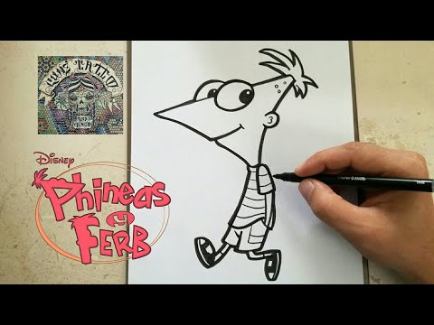 Video: Cómo Dibujar Fitness Y Ferb