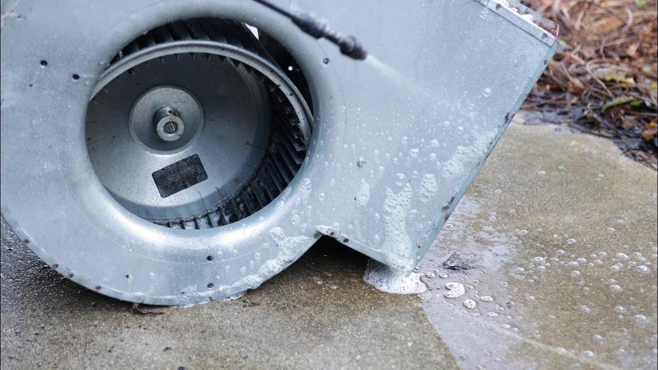 HVAC Blower Wheel Cleaning YouTube