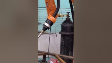 Welding test KUKA and Fronius 2