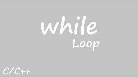 While Loop in Urdu/Hindi