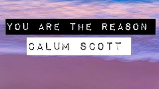 CALUM SCOTT - YOU ARE THE REASON (LYRICS)