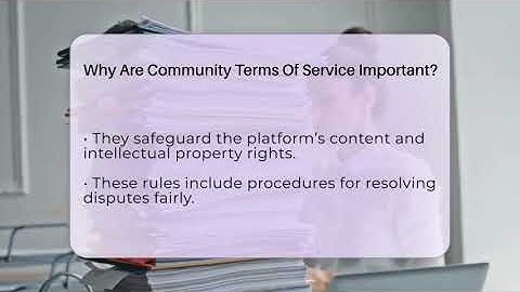 Why Are Community Terms Of Service Important? - Everyday-Networking