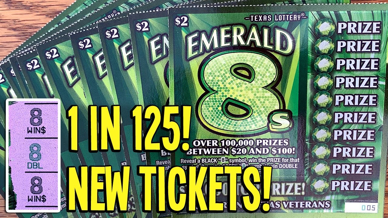 50X NEW TICKETS!! 💰 LOTS OF WINS! 25X Emerald 8s + 25X Match 2 Win! 💵