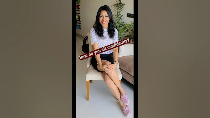 How to sit confidently? #youtuber #shorts #bodylanguage #etiquette #shortsvideo #nonverbal