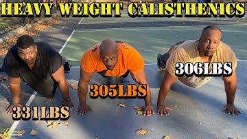 Learning Explosive Push Ups Weighing Over 300lbs | @D3hundred @StayCreative96