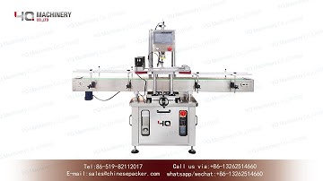 Teaching demo for automatic bottle sealer for sprayer trigger pump capping machine