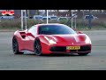 NOVITEC Ferrari 488 GTB - Powerslides &amp; Loud Accelerations!