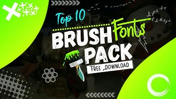 Brush FONTS! 😍 Font For Editing || Font Pack 2023
