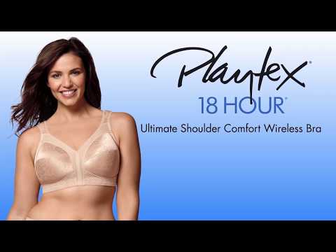 Playtex 18 Hour Original Ultimate Shoulder Comfort Wire Free Bra