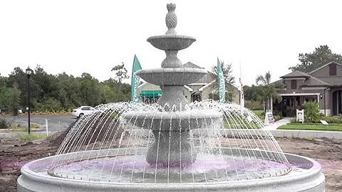 Mẫu Đài Phun Nước Bằng Đá Thớt Tràn Đẹp Chi Phí Thấp