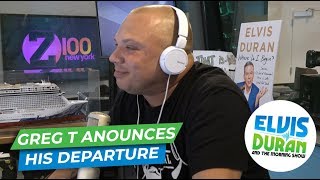 Greg T Announces Departure From Elvis Duran Show Elvis Duran Exclusive