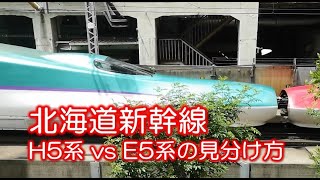 【北海道新幹線】H5系とE5系の見分け方