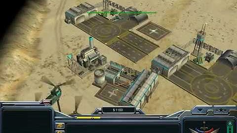 Command & Conquer Generals: Zero Hour - Challenge Mode (Hard) Air Force vs Dr. Thrax, part 1 / 2