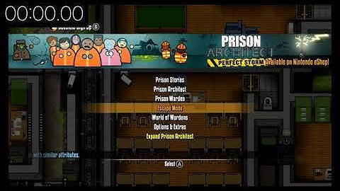 Prison Architect Escape Mode Speedrun - 00:25.79