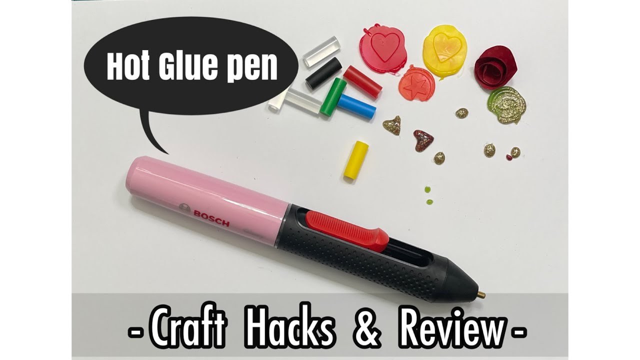 HOT GLUE PEN - CRAFT HACKS & REVIEW 