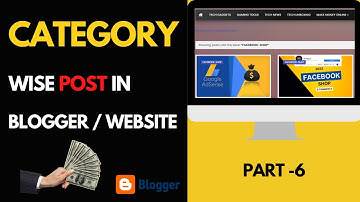How to Category Wise Post on Blogger in 2022 | Tech Spark