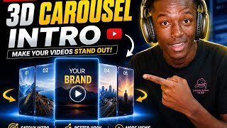 How to Make a 3D Carousel Intro in CapCut (Easy Tutorial) | Cinematic YouTube Intro 2026