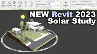 Solar Study in Revit  New Revit 2023 Feature!